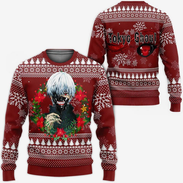 DivesArt - Ken Kaneki Cool Ugly Jultröja och Hoodie Tokyo Ghoul Presentidé
