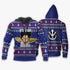 Divesart - Vegeta Ugly Christmas Sweater and Hoodie It's Over 9000 Funny DBZ Xmas Gift