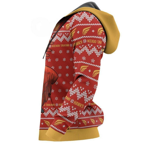 DiveSart - Keigo Takami Hawks Ugly Christmas Pull et Sweat à capuche My Hero Academia