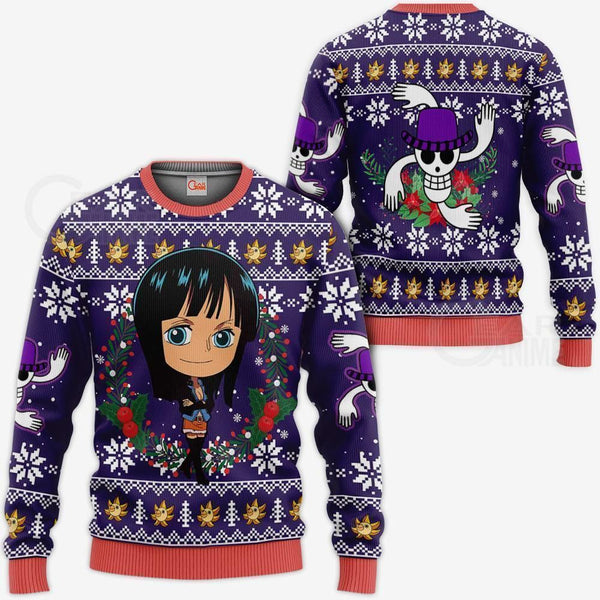 Nico Robin Ugly Christmas Sweater One Piece Anime Xmas