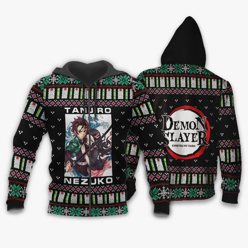 Divesart - Tanjiro ja Nezuko Ugly Sweater Christmas Anime Gift