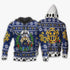 Divesart - Trafalgar Law Ugly Christmas Sweater en Hoodie One Piece Anime Xmas