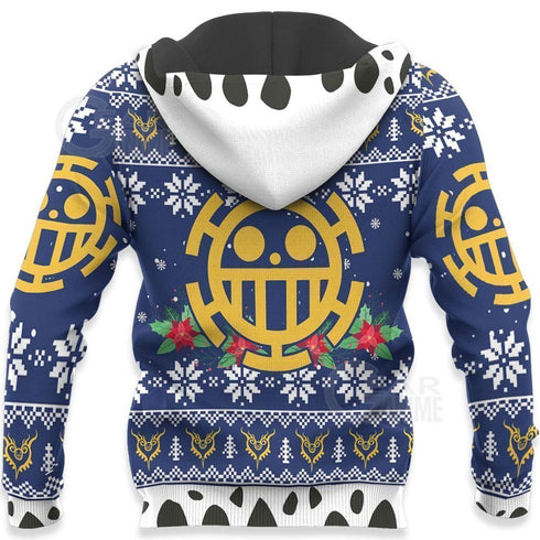 Trafalgar Law Ugly Christmas Sweater One Piece Anime Xmas