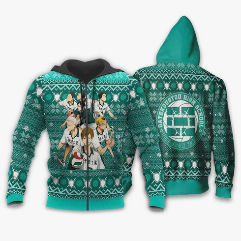 Divesart - Dateko Weihnachtspullover und Hoodie Date Tech High Haikyuu Weihnachts
