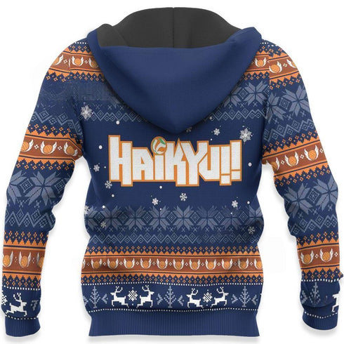 Divesart - Haikyuu Weihnachtspullover und Hoodie Haikyuu Anime Weihnachtsgeschenk