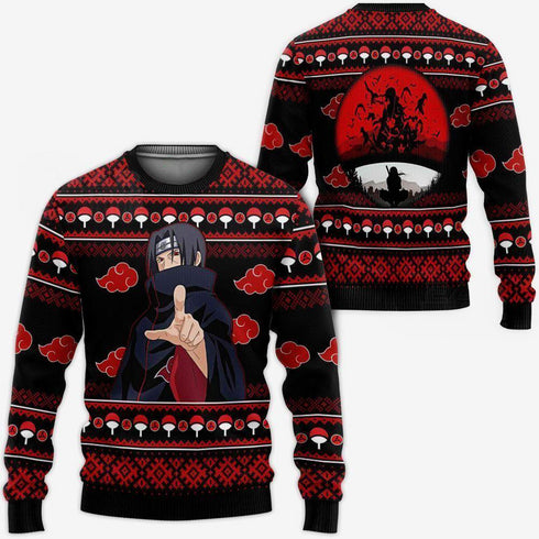 DivesArt - Itachi Ugly Chrismast Sweater Akatsuki Anime Xmas Present