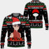 Divesart - Sarada Uchiha Weihnachtspullover und Hoodie Custom Boruto Anime Weihnachtsgeschenke