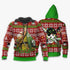 Divesart - Zoro Ugly Christmas Sweater en Hoodie Custom Wano One Piece Anime Xmas Gifts