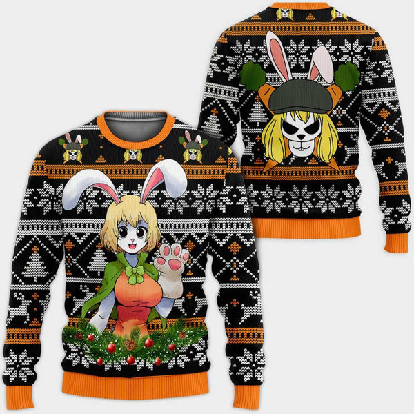 Divesart - Karotte Weihnachtspullover und Hoodie Custom One Piece Anime Weihnachten Geschenke