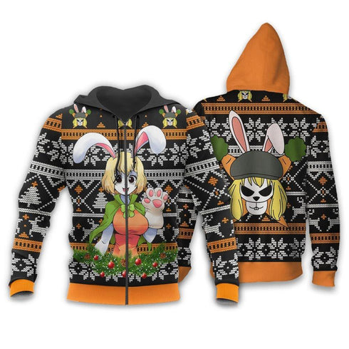 Divesart - Karotte Weihnachtspullover und Hoodie Custom One Piece Anime Weihnachten Geschenke