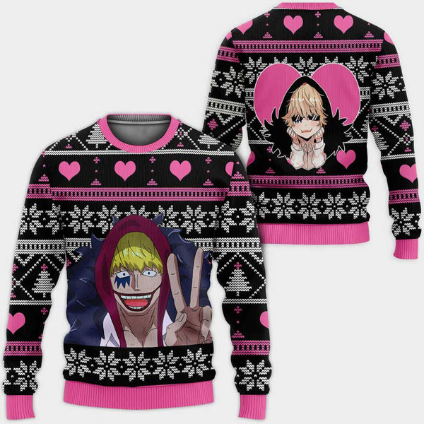 Divesart - Donquixote kosinante hässliche Weihnachtspullover und Hoodie Custom One Piece Anime Weihnachtsgeschenke