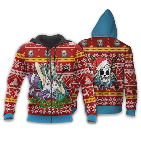 DivesArt - Yamato Ugly Jultröja och Hoodie Custom One Piece Anime Xmas Presenter