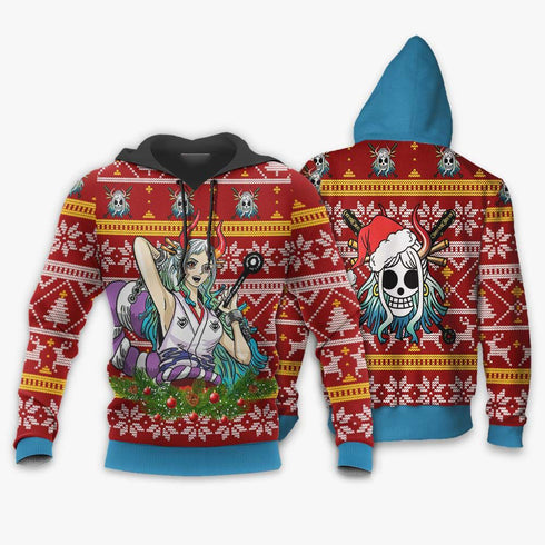 DivesArt - Yamato Ugly Jultröja och Hoodie Custom One Piece Anime Xmas Presenter