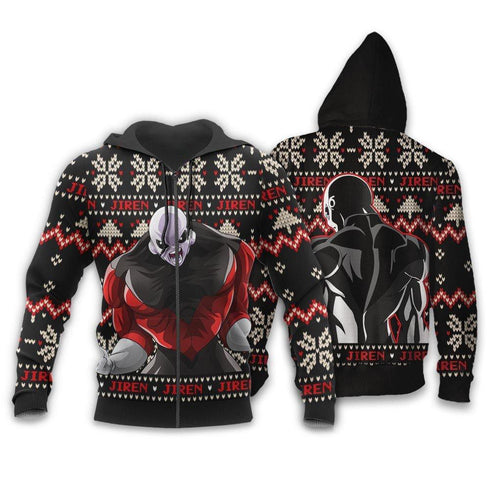Divesart - Jiren Ugly Christmas Sweater and Hoodie Custom Anime DB Xmas Gifts