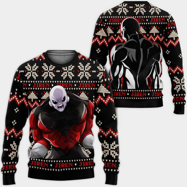 DivesArt - Jiren Ugly Jultröja och Hoodie Custom Anime Dragon Ball Xmas Presenter