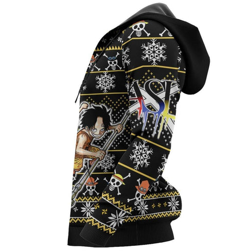 ASL Pirates Ugly Christmas Sweater Custom Anime One Piece Xmas Gifts