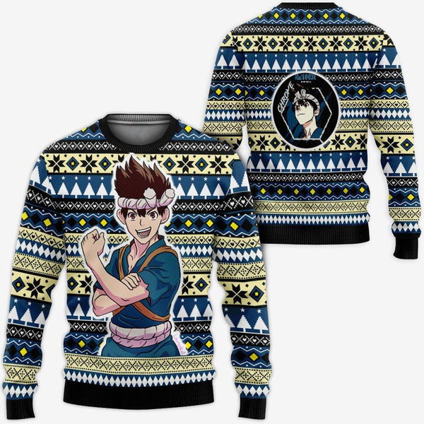 Divesart - Kuromu Chrom Weihnachtspullover und Hoodie Custom Anime Dr. Stone Weihnachtsgeschenke