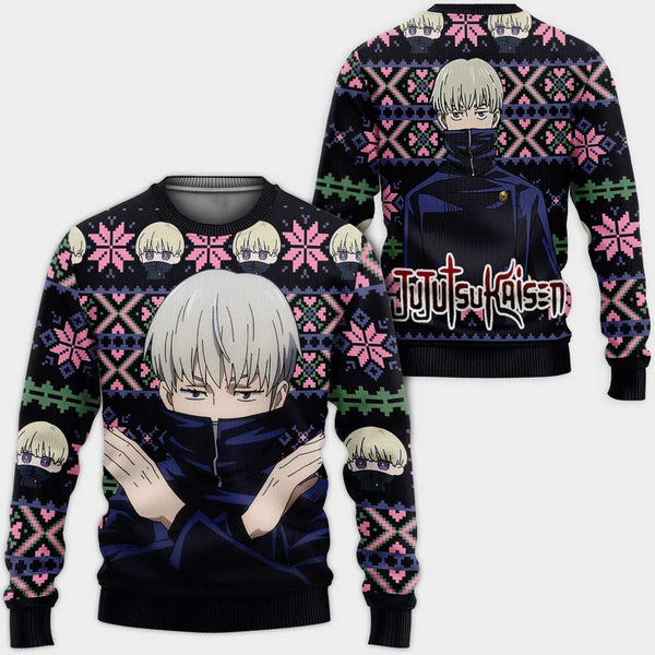 Divesart - Toge Inumaki Weihnachtspullover und Hoodie Custom Anime Jujutsu Kaisen Weihnachtsgeschenke