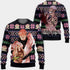 Divesart - Ryomen Sukuna Ugly Christmas Sweater en Hoodie Custom Anime Jujutsu Kaisen Xmas Gifts