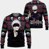 Divesart - Satoru Gojo Ugly Christmas Sweater y Hoodie Custom Anime Jujutsu Kaisen Regalos de Navidad