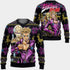 Diivesart - Giorno Giovanna Ugly Christmas Sweater Anime personalizado Jojo's Bizarre Adventure Regalos de Navidad