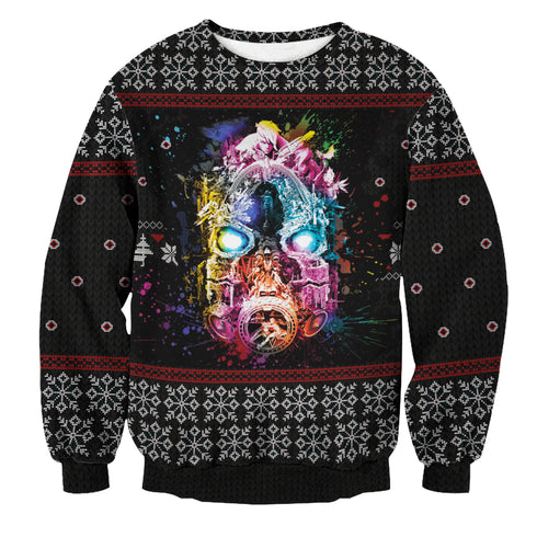 DivesArt - Borderlands Psycho Unisex Wool Sweater - Ugly Jultröja