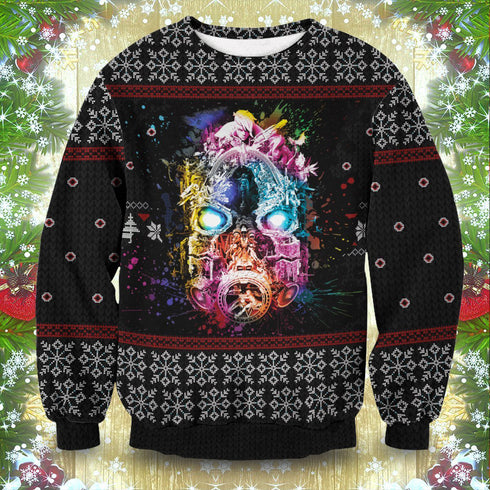 DivesArt - Borderlands Psycho Unisex Wool Sweater - Ugly Jultröja