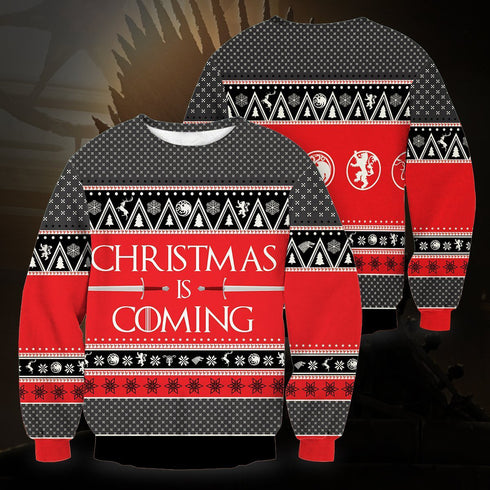 Divesart - Christmas is Coming Unisex wollen trui - Ugly Christmas Sweater