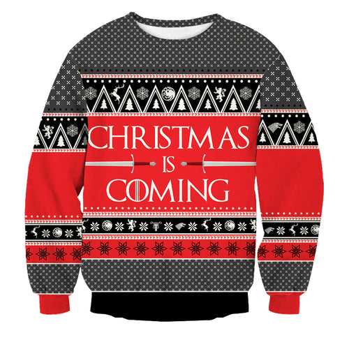 Divesart - Christmas is Coming Unisex wollen trui - Ugly Christmas Sweater
