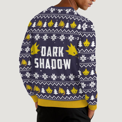 Dark Shadow Xmas Unisex Wool Sweater