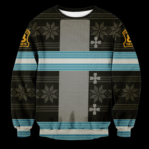 DivesArt - Brandkraft Jul Unisex Wool Sweater - Ugly Christmas Sweater