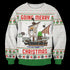 Divesart - Going Merry Christmas Maglione di lana unisex - Brutto maglione di Natale