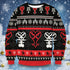 Divesart - Maglione di lana unisex Heartless Christmas v2 - Brutto maglione natalizio