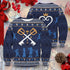 Divesart - Kingdom Hearts Weihnachten Unisex Wollpullover - Weihnachtspullover