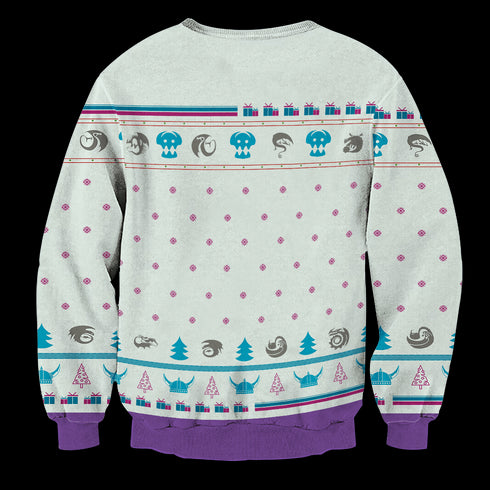 Light Fury Christmas Unisex Wool Sweater