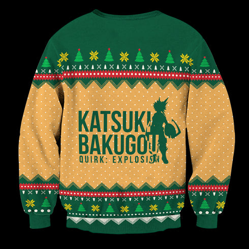 New Katsuki Boom Unisex Wool Sweater