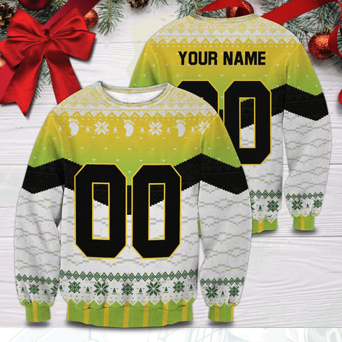 Divesart - Maglione di lana unisex natalizio personalizzato Itachiyama - Brutto maglione natalizio