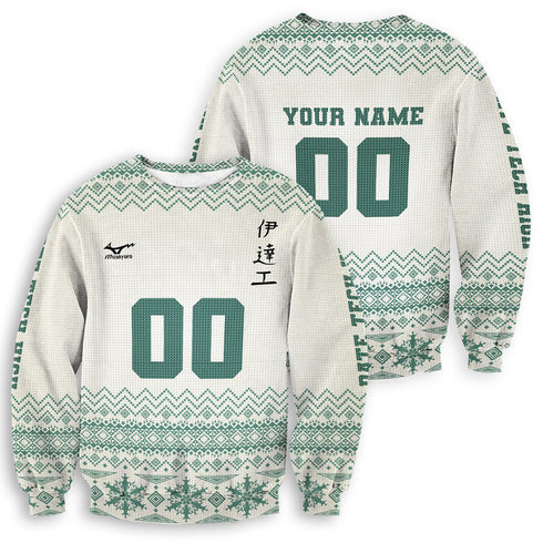 DivesArt - Personlig Team Datokou Christmas Unisex Wool Sweater - Ugly Christmas Sweater