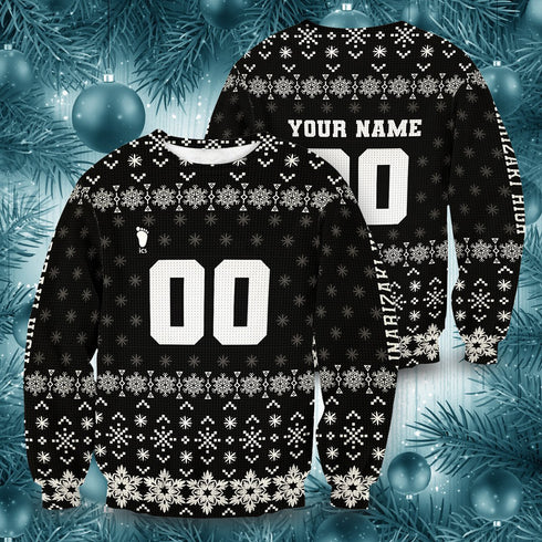 DivesArt - Personalized Team Inariaki Jul Unisex Wool Sweater - Ugly Christmas Sweater