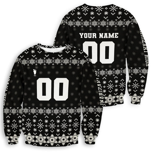 DivesArt - Personalized Team Inariaki Jul Unisex Wool Sweater - Ugly Christmas Sweater