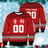 Personalized Team Nekoma Christmas Unisex Wool Sweater