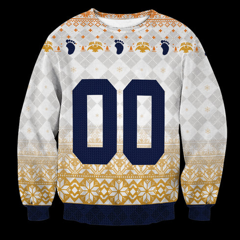 DivesArt - Personalized Team Schweiden Adlers Christmas Unisex Wool Sweater - Ugly Christmas tröja