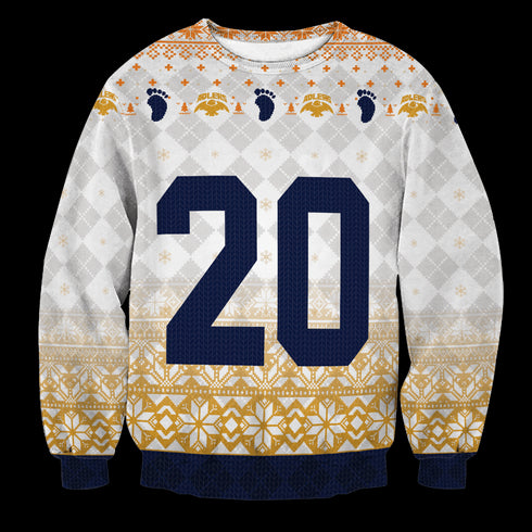 Personalized Team Schweiden Adlers Christmas Unisex Wool Sweater