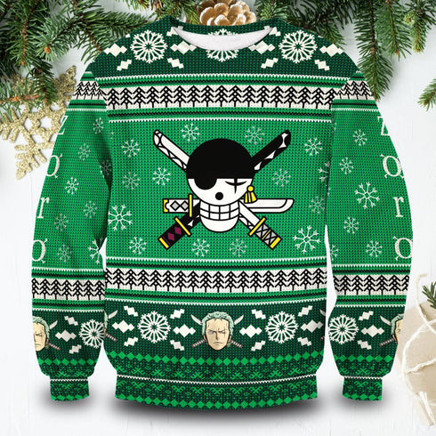 Divesart - Jersey de lana unisex Pirate Zoro