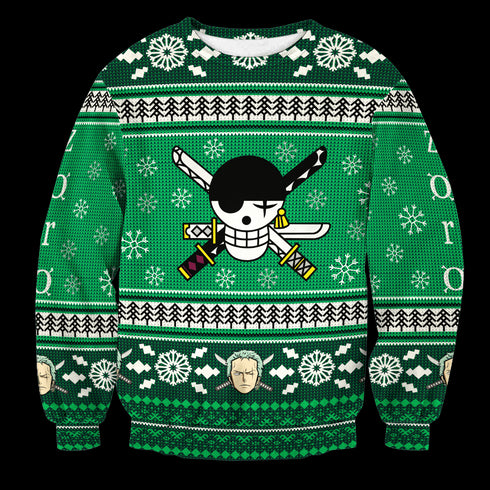 Divesart - Jersey de lana unisex Pirate Zoro