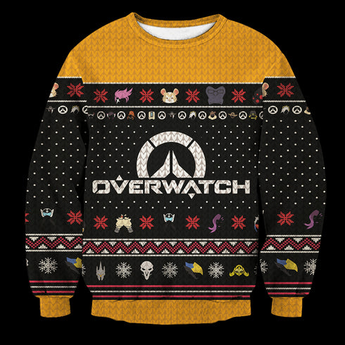Ultimate Overwatch Christmas Unisex Wool Sweater