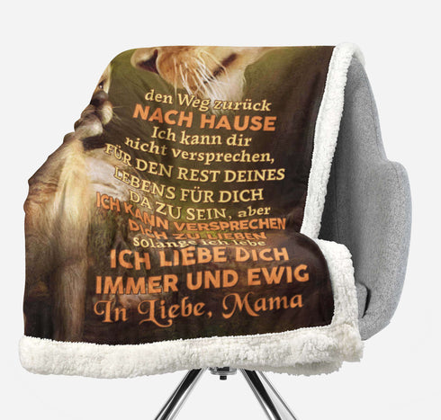 Divesart - Decke von Mutter zu Tochter - "Du bist immer in meinem Herzen"