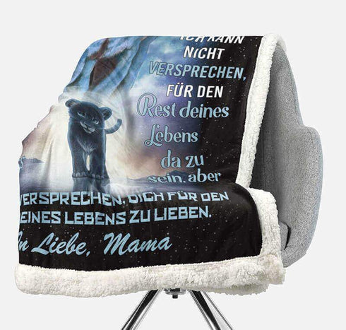 Divesart - Decke von Mutter zu Tochter - "Mein Mut ist bei dir"