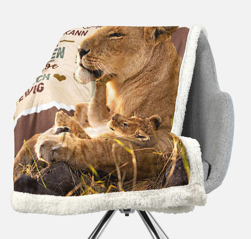 Divesart - Decke von Mutter zu Tochter - "Wir sind für immer bei dir"