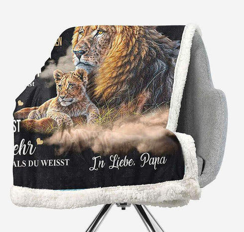 Divesart - Decke vom Vater an die Tochter - "Die Kraft der väterlichen Liebe"